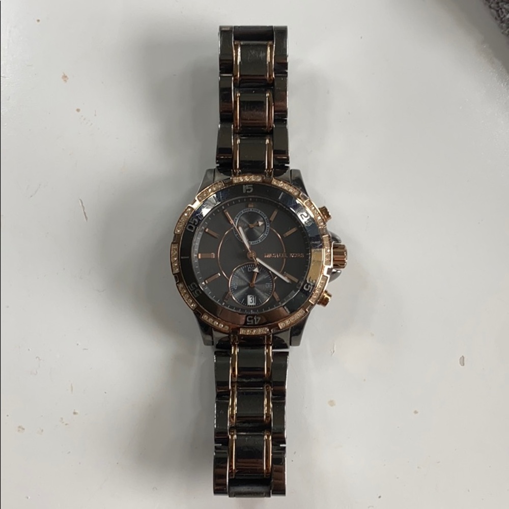 Michael Kors authentic rose gold watch